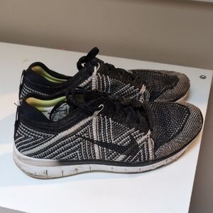 Nike Black and White Knit Sneakers